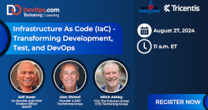 Infrastructure As Code (IaC) - Transforming Development, Test, and DevOps (Aug. 27th)