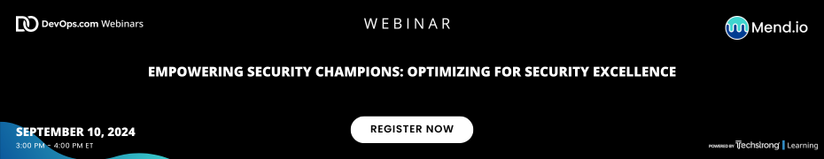 DevOps: Empowering Security Champions: Optimizing for Security Excellence (Sept. 10th)
