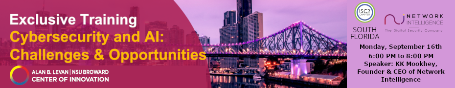 Cybersecurity and AI: Challenges & Opportunities (Sept. 16th)