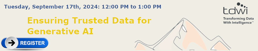 Ensuring Trusted Data for Generative AI (Sept. 17th)