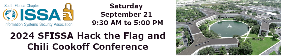 2024 SFISSA Hack the Flag & Chili Cookoff (Sept. 21st)