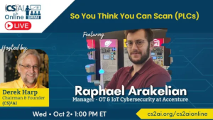 (CS)2AI Online Seminar: So You Think You Can Scan (PLCs)