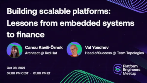 Building scalable platforms: Lessons from embedded systems to finance