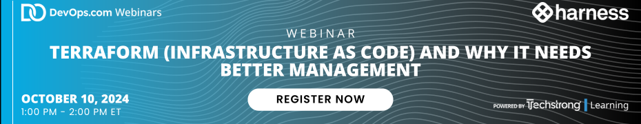 DevOps.com: Terraform (Infrastructure as Code) and Why It Needs Better Management (Oct. 10th)