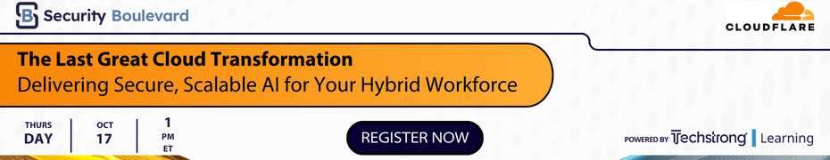 The Last Great Cloud Transformation: Delivering Secure, Scalable AI for Your Hybrid Workforce (Oct. 17th)