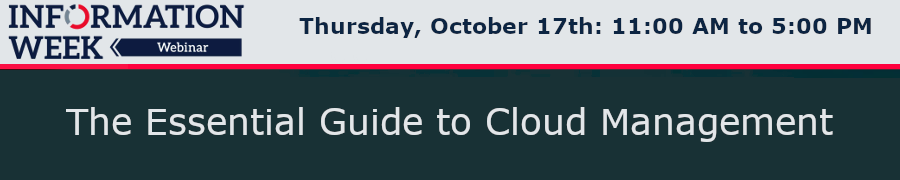 The Essential Guide to Cloud Management (Oct. 17th)