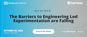 DevOps.com: The Barriers to Engineering Led Experimentation are Falling (Oct. 29th)
