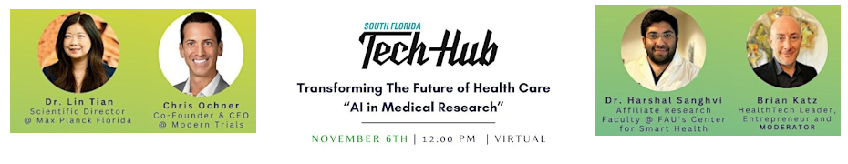 AI in Medical Research  -  Presented by Tech Hub's HealthTech Peer Group