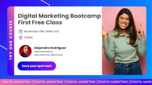 Digital Marketing Bootcamp - First Class Free