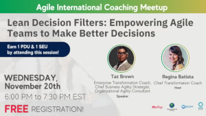 Lean Decision Filters: Empowering Agile Teams to Make Better Decisions