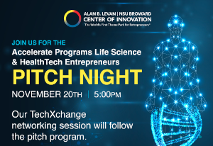 Accelerate Programs Life Science & HealthTech Entrepreneurs Pitch Night! (Nov. 20th)