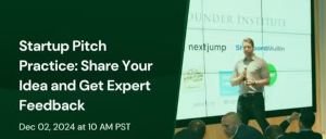 Startup Pitch Practice: Share Your Idea and Get Expert Feedback