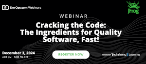 Cracking the Code: The Ingredients for Quality Software, Fast!  (Dec. 3rd)
