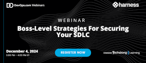 Boss-Level Strategies For Securing Your SDLC (Dec. 4th)