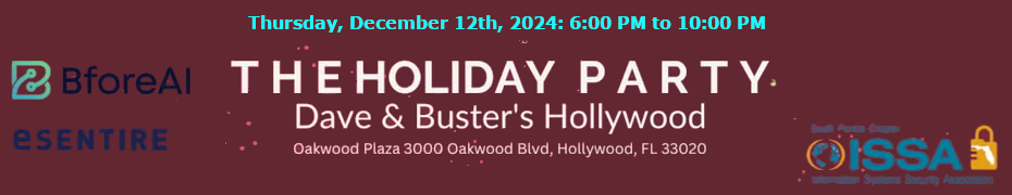 2024 SFISSA Members Holiday Party (Dec. 12th)