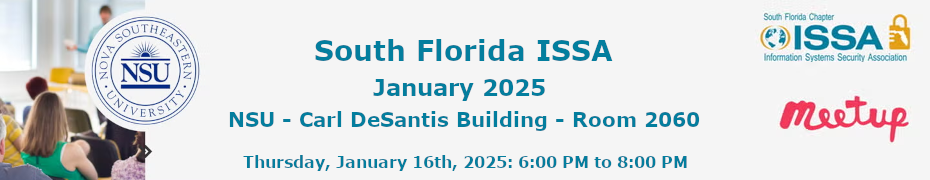 SF ISSA: January 2025 Monthly Meeting  (Jan 16th)