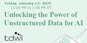 Unlocking the Power of Unstructured Data for AI (Jan. 17th)