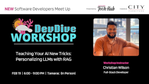 Devdive Workshop - Teaching Your AI New Tricks: Personalizing LLMS With RAG (Feb. 19th)