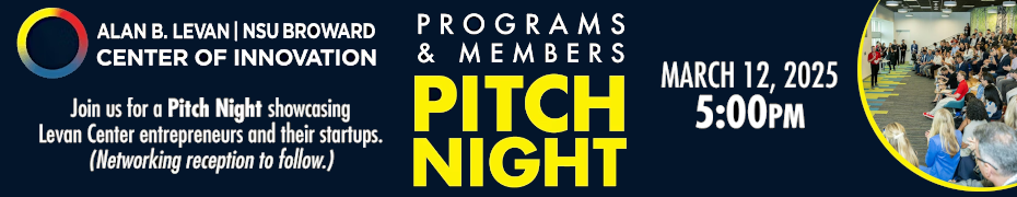Levan Center Pitch Night & Networking (March 12th)