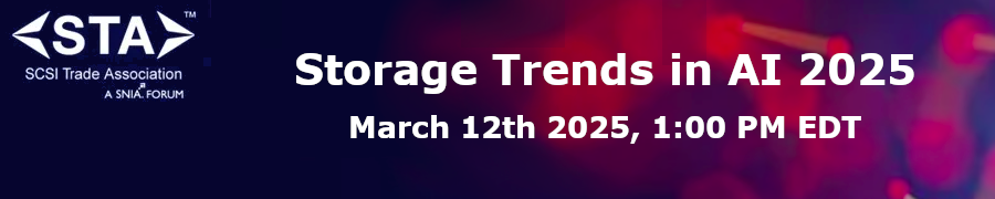 Storage Trends in AI 2025 (March 12th)