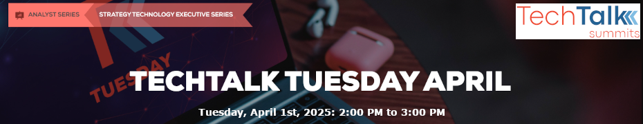 TechTalk Tuesday (April 1st)