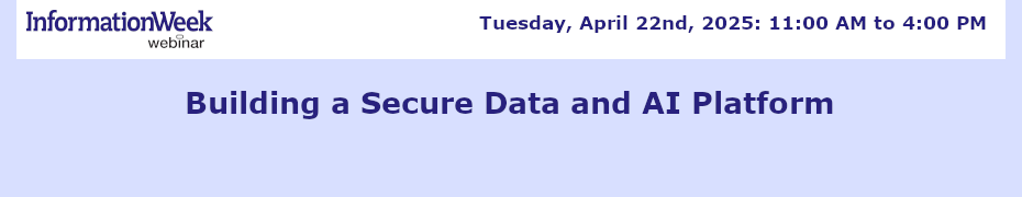Building a Secure Data and AI Platform (April 22nd)