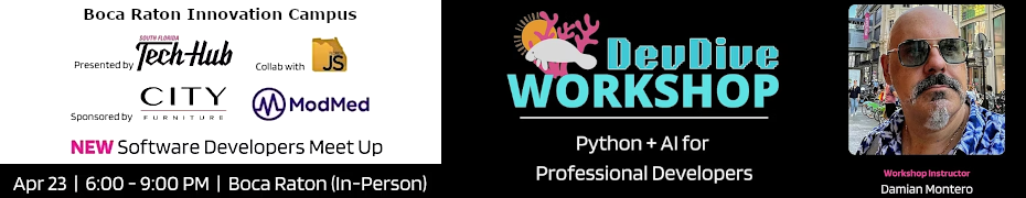 DevDive Workshop - Python & AI for Professional Developers (April 23rd)