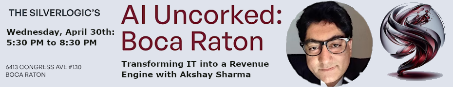 AI Uncorked: Monthly AI Expert Speakers and Networking over Wine (April 30th)