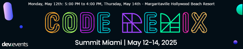 Code Remix Summit (May 12th to 14th)