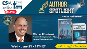 (CS)2AI Author Spotlight: Featuring Steve Mustard (June 25th)