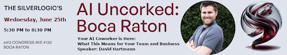 AI Uncorked: Monthly AI Expert Speakers and Networking over Wine (June 25th)
