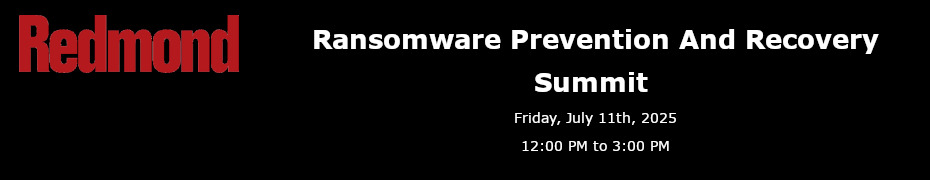 Ransomware Prevention And Recovery Summit (July 11th)