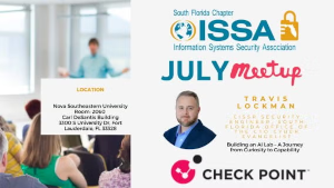 SF ISSA - July 2025 Monthly Meeting - Nova Southeastern University (July 17th)