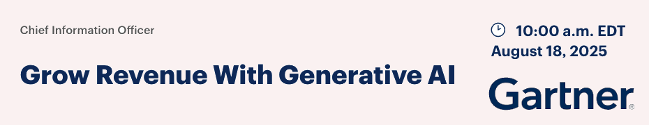 Grow Revenue With Generative AI (Aug. 18th)