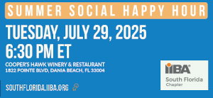 IIBA: Summer Social Happy Hour (July 29th)