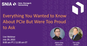 Everything You Wanted to Know About PCIe But Were Too Proud to Ask (July 29th)