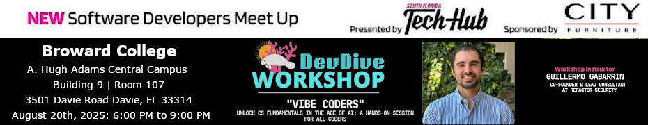 DevDive Workshop (August 20th)