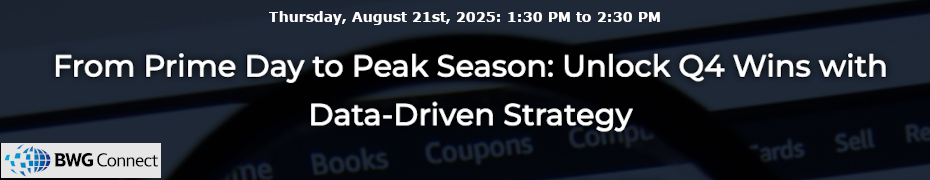 From Prime Day to Peak Season: Unlock Q4 Wins with Data-Driven Strategy (Aug. 21st)