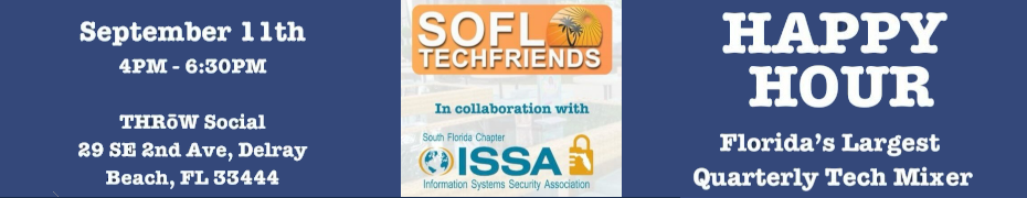 SoFloTechFriends Fall Edition @ THRoW Social Delray Beach