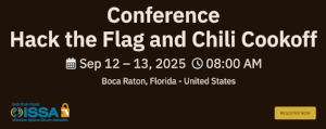 SFISSA's Conference, Hack the Flag and Chili Cookoff (Sept. 12th)