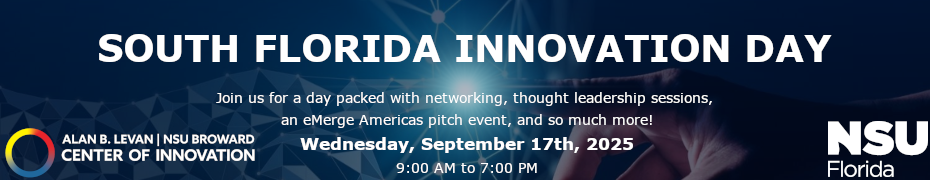 4th Annual South Florida Innovation Day (Sept. 17th)