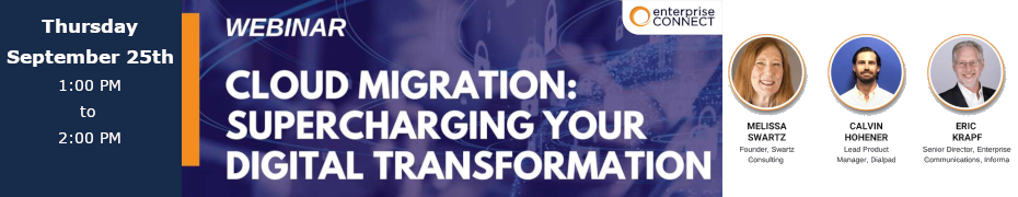 Cloud Migration: Supercharging Your Digital Transformation (Sept. 25th)