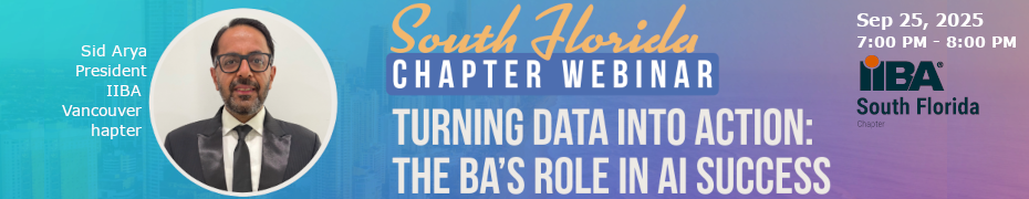 Turning Data into Action: The BA's Role in AI Success (sept. 25th)