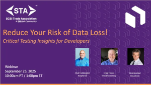 Reduce Your Risk of Data Loss! 'Critical Testing Insights for Developers'  (Sept. 25th)