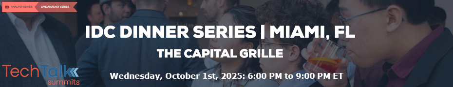 IDC Dinner Series - Miami, FL (Oct. 1st)