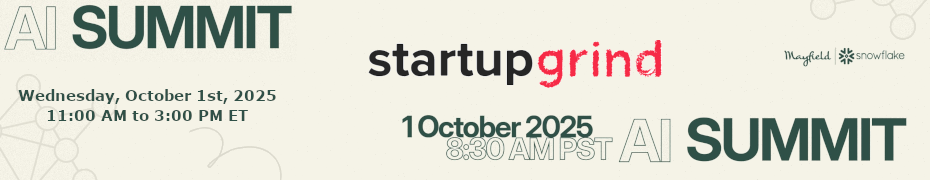 Startup Grind AI Summit (Oct. 1st)