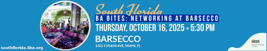 BA Bites: Networking at Barsecco (Oct. 16th)