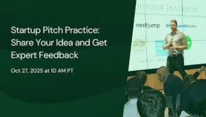 Startup Pitch Practice: Share Your Idea and Get Expert Feedback
