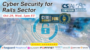 (CS) AI Online Symposium: Cyber Security for Rails Sector (Oct. 29th)