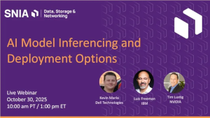 AI Model Inferencing and Deployment Options (Oct. 30th)